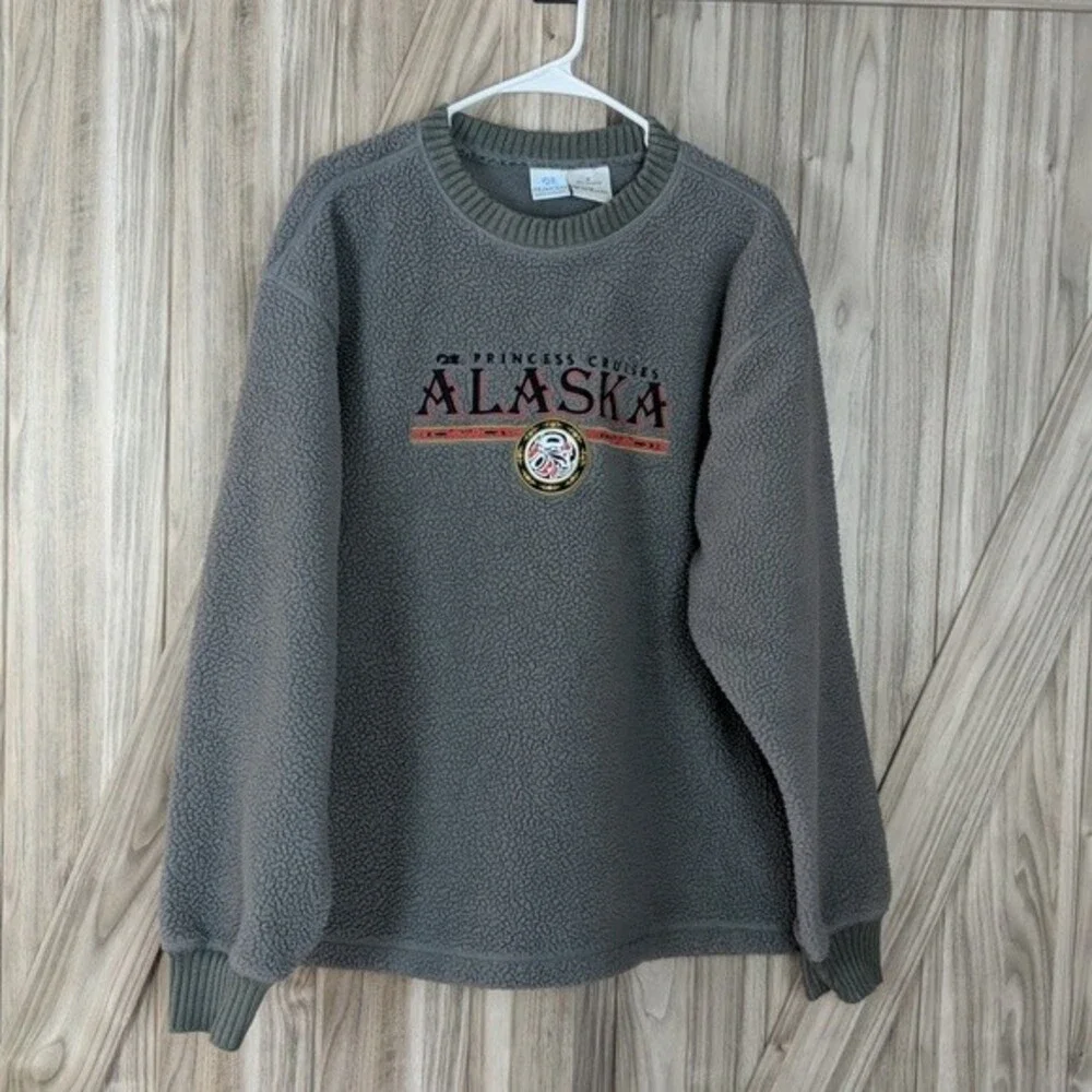 Princess Cruise Men's Alaska Fleece Sweatshirt Size Medium